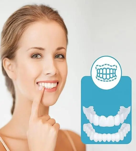 Instant Snap-On Smile Veneers – Natural Looking Fake Teeth Cover