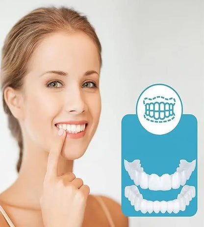 Instant Snap-On Smile Veneers – Natural Looking Fake Teeth Cover